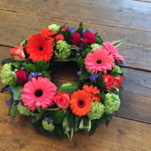 Vibrant Sympathy Wreath