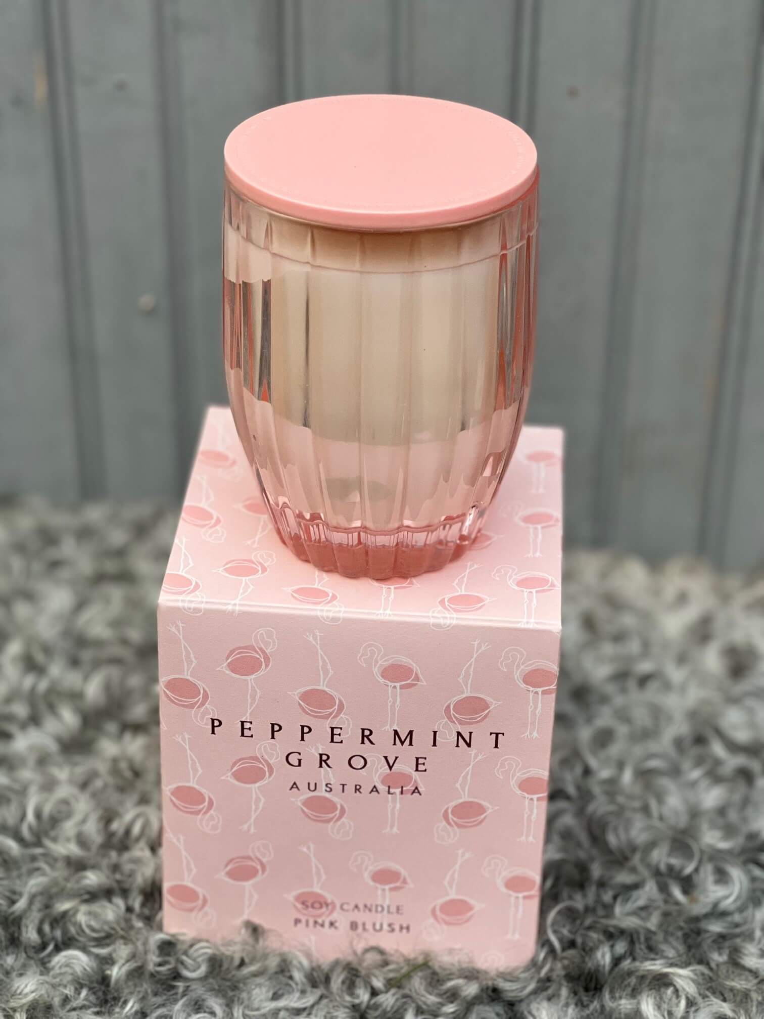 Peppermint Grove Pink Blush Candle