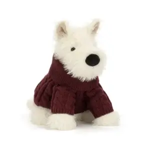 Jellycat Munro Scottie Dog Winter Jumper